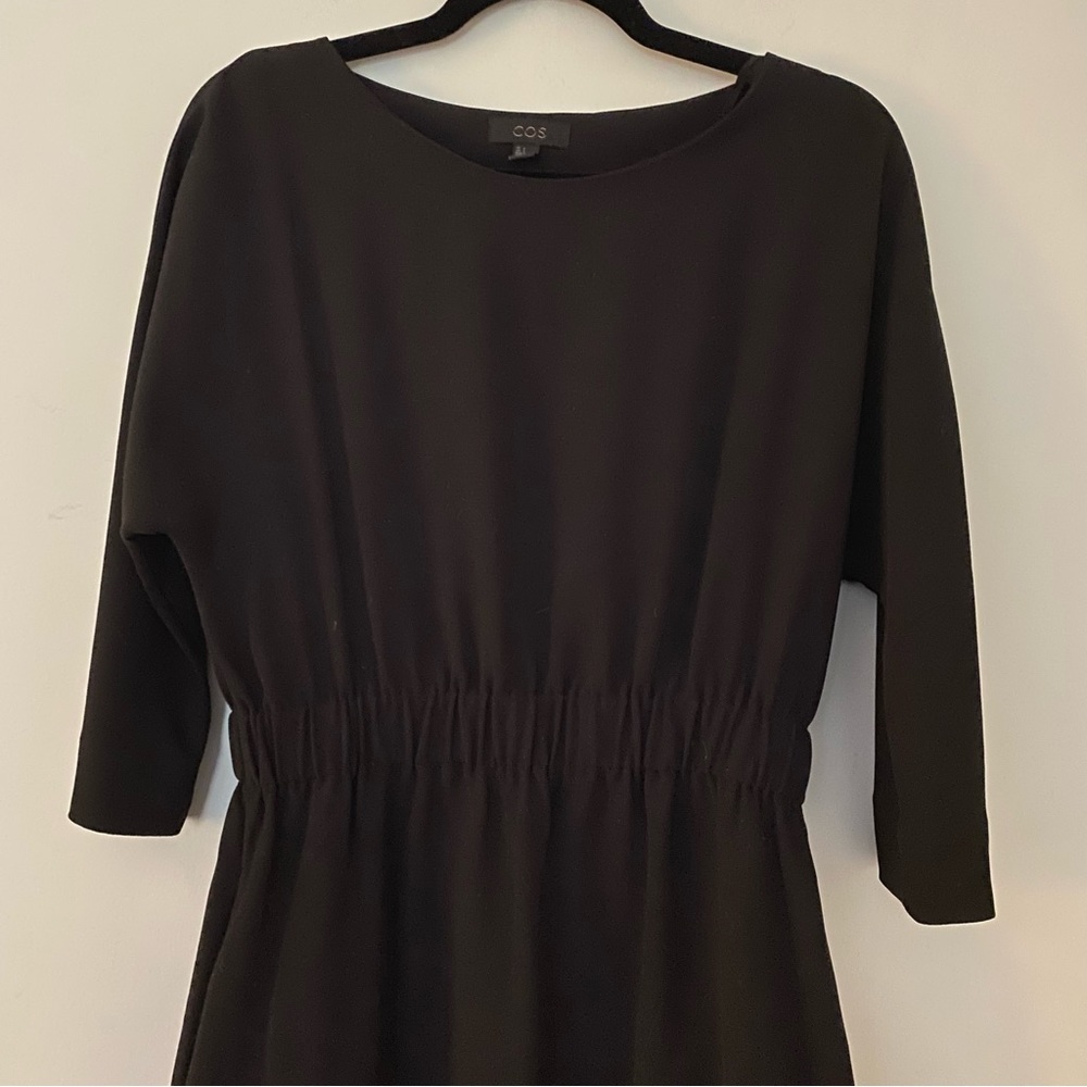 COS Black Midi Dress